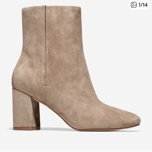 Cole Haan Taupe Square Toe Boot